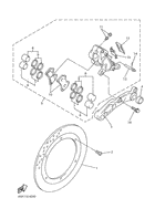 Rear brake caliper