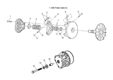 Drive clutch and mounting
