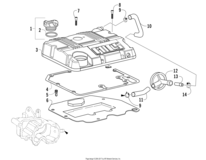 Rocker Arm Cover And Breather System Assemblies