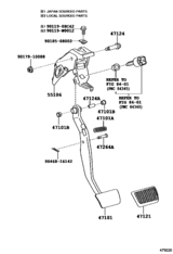 Brake Pedal & Bracket