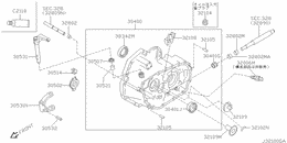 Transmission case & clutch release
