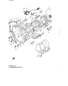 At transmission case