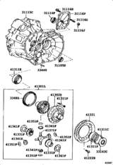 Front Axle Housing & Differential