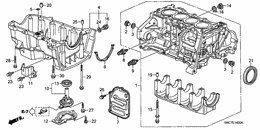 Cylinder block/oil pan
