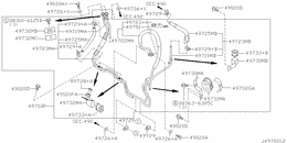 Power steering piping