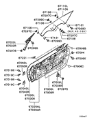 Front door panel & glass