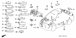 Harness band/bracket