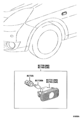 Side Turn Signal Lamp & Outer Mirror Lamp