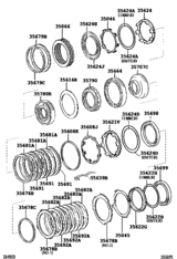 Center Support & Planetary Sun Gear (Atm)