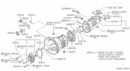 Transmission case & clutch release