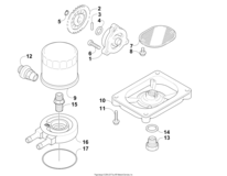 Oil Filter/pump Assembly (Engine Serial No. Up To 0700A80445999)