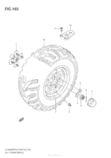 Left Rear Wheel (Lt-A500Xpl2 E33)