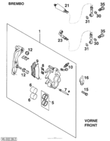 Brake Caliper Front