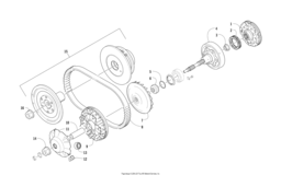 Clutch And Drive Belt Assembly