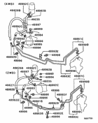 Power steering oil line