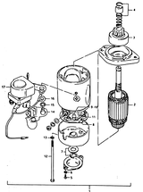 Starting motor