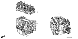 Engine assy./ transmission assy.
