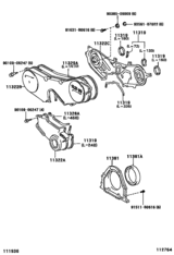 Timing Gear Cover & Rear End Plate