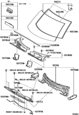 Cowl Panel & Windshield Glass