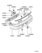 Rear bumper & support