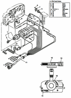 Component parts of remote control box (electric parts)