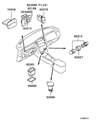 Switch & cigar lighter