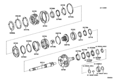 Planetary Gear, Reverse Piston & Counter Gear(Atm)