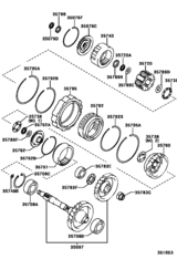 Planetary Gear, Reverse Piston & Counter Gear(Atm)