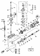 Lower casing drive