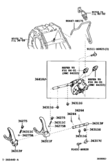 Transfer Lever & Shift Rod