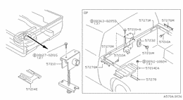 Spare tire hanger