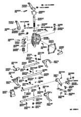 Gear Shift Fork & Lever Shaft (Mtm)