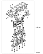 Short engine assy