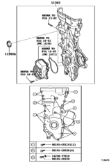 Timing Gear Cover & Rear End Plate