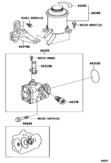 Vane Pump & Reservoir (Power Steering)